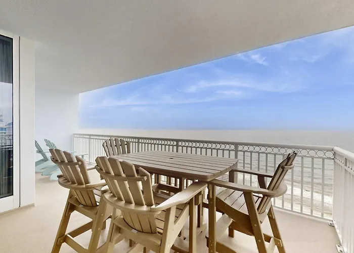 Luxurious Beachfront W Incredible Gulf View & Shared Pool Hot Tub Gulf Shores